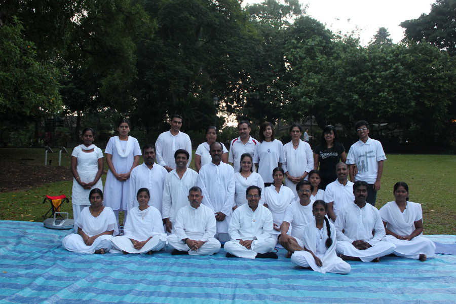 9 Divine Souls with MSY Yoga Master from India